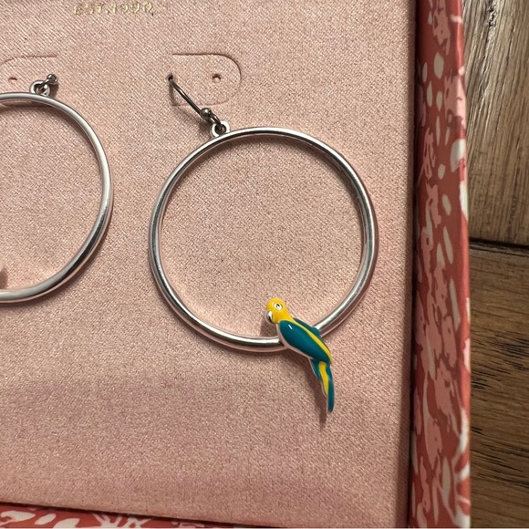 Lucky Brand parrot Hoop Earrings - Picture 2 of 5